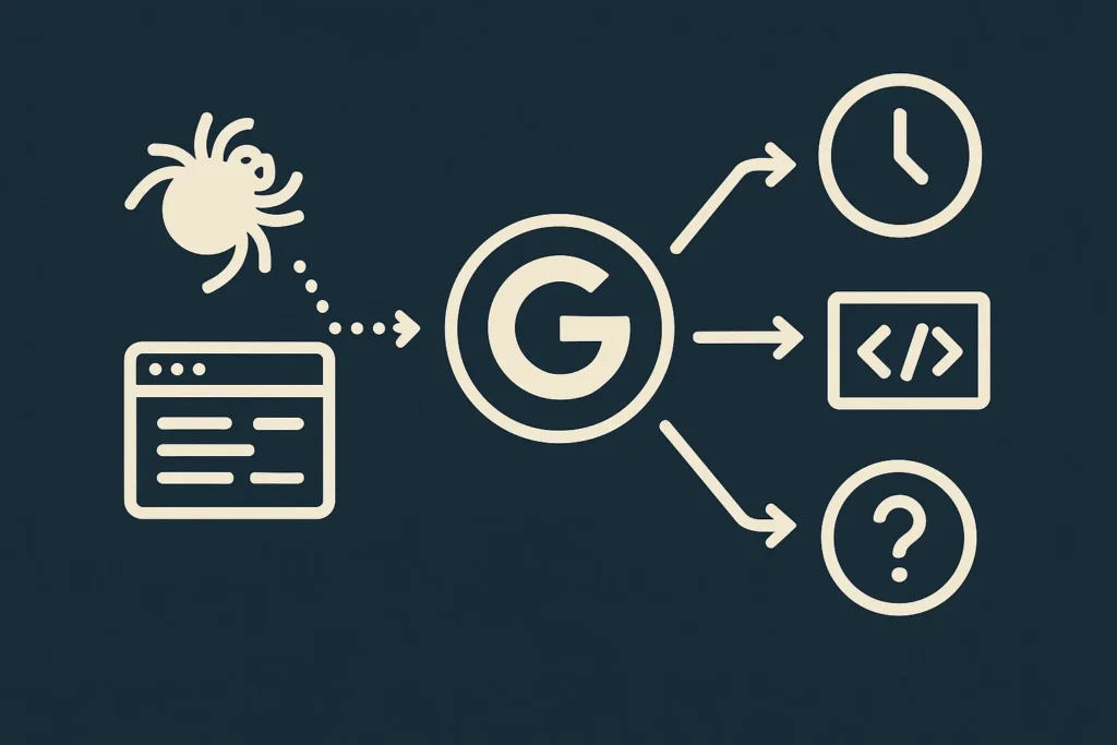Google web sitesini ne zaman tarar, indexler?